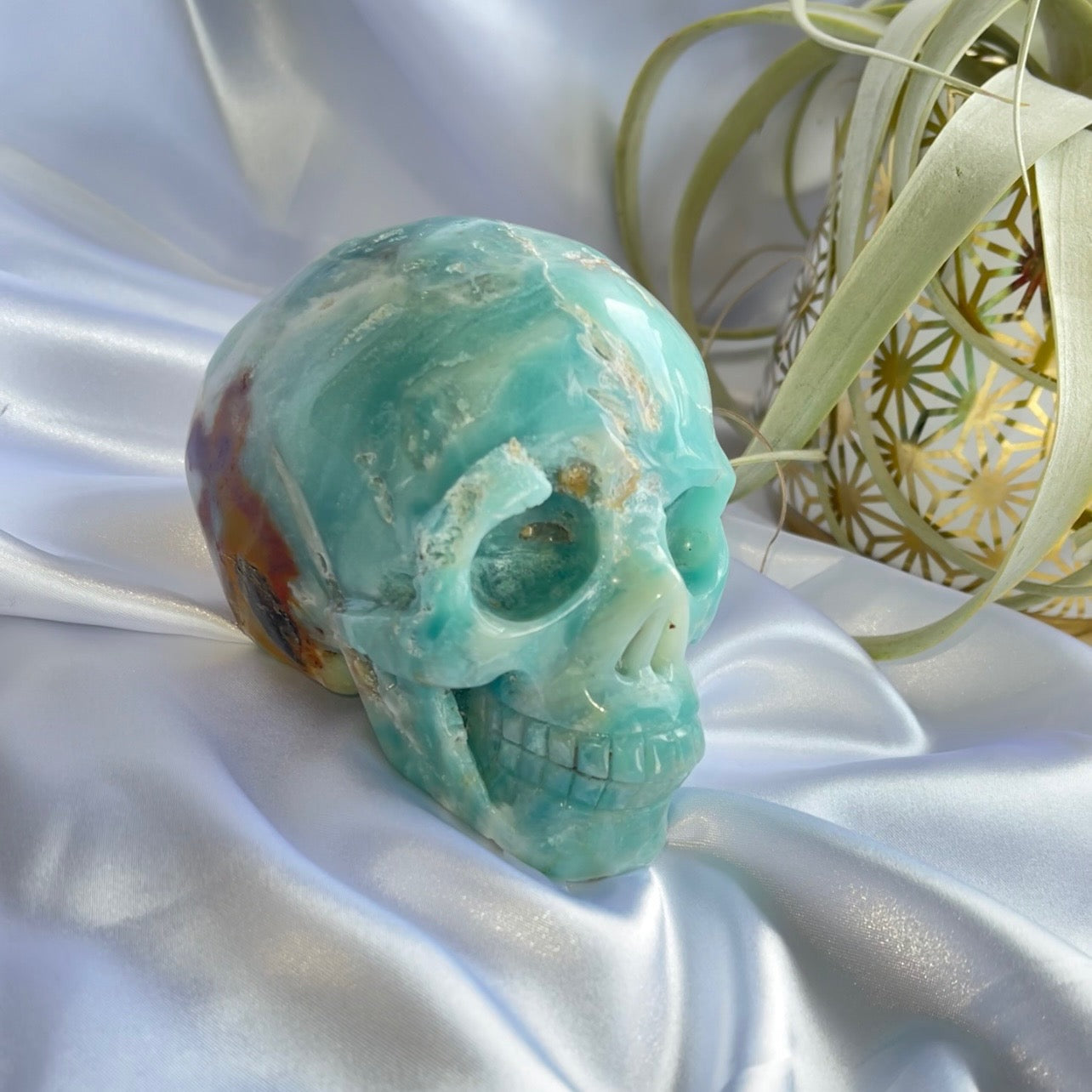 Amazonite Skull