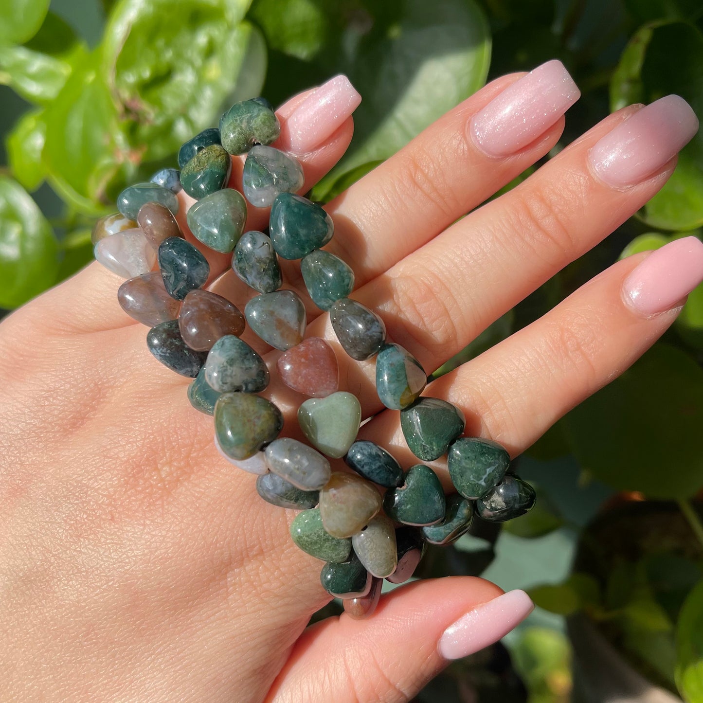 Ocean Jasper Heart Bracelet